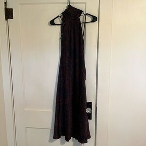 Lauren Ralph Lauren High neck midi dress